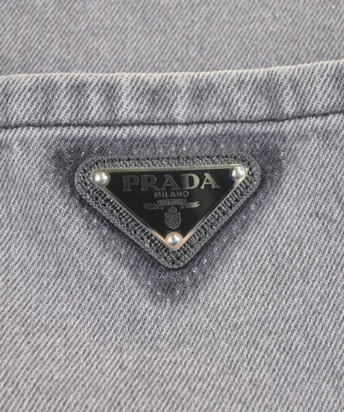 PRADA（プラダ）デニムジャケット グレー サイズ:L メンズ/2200628566065