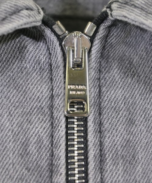 PRADA（プラダ）デニムジャケット グレー サイズ:L メンズ/2200628566065