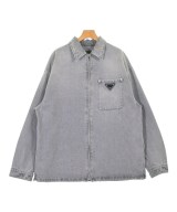 PRADA（プラダ）デニムジャケット グレー サイズ:L メンズ/2200628566065