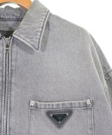 PRADA（プラダ）デニムジャケット グレー サイズ:L メンズ/2200628566065