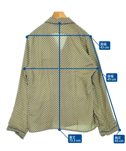 PRADA（プラダ）カジュアルシャツ ベージュ サイズ:S メンズ/2200628826060