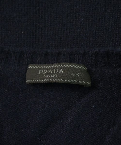 PRADA（プラダ）ニット・セーター 紺 サイズ:48(L位) メンズ/2200628826077