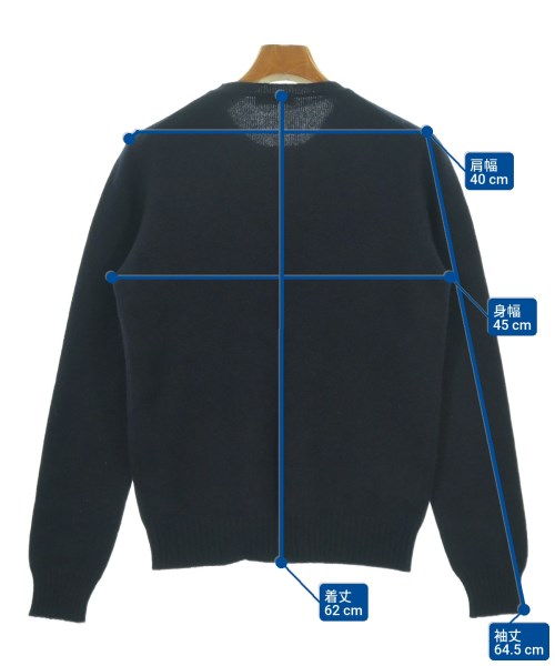 PRADA（プラダ）ニット・セーター 紺 サイズ:48(L位) メンズ/2200628826077