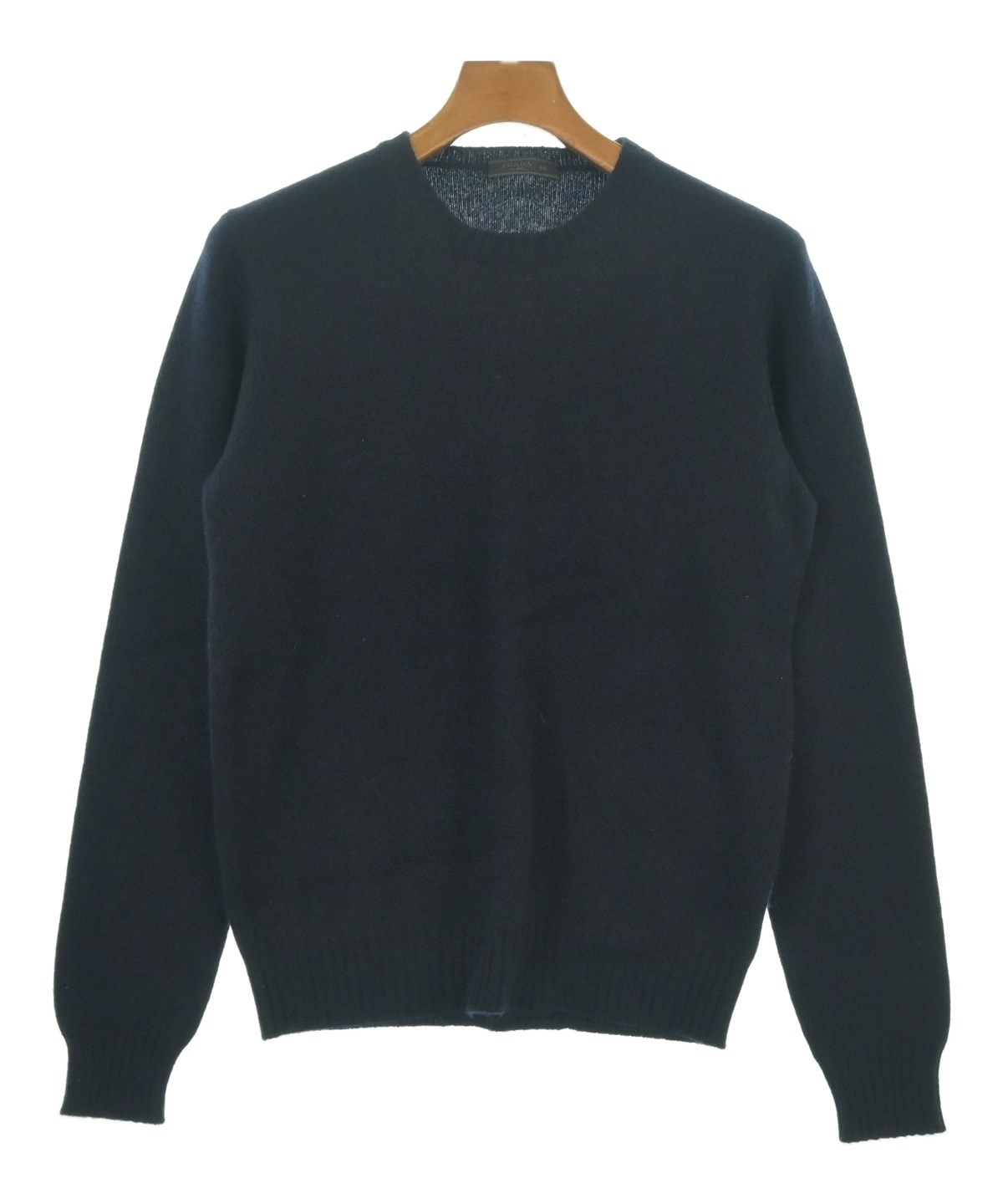 PRADA（プラダ）ニット・セーター 紺 サイズ:48(L位) メンズ