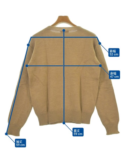 PRADA（プラダ）ニット・セーター ベージュ サイズ:48(L位) メンズ/2200628826084