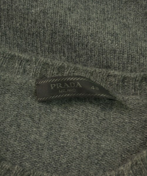 PRADA（プラダ）ニット・セーター グレー サイズ:48(L位) メンズ/2200628826091