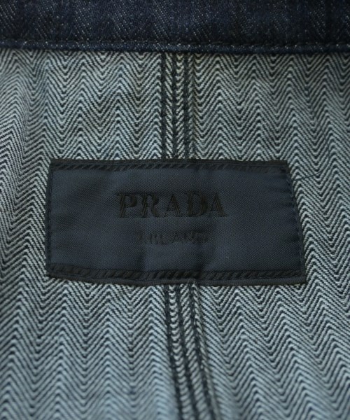 PRADA（プラダ）カジュアルシャツ 紺 サイズ:L メンズ/2200628264015
