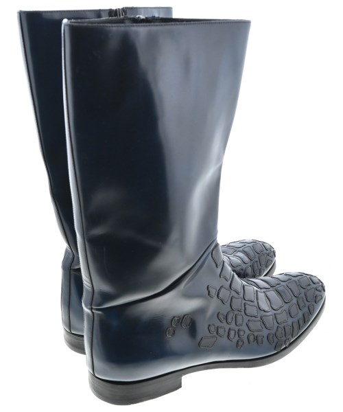 PRADA（プラダ）ブーツ 紺 サイズ:UK9(27.5cm位) メンズ/2200629523029