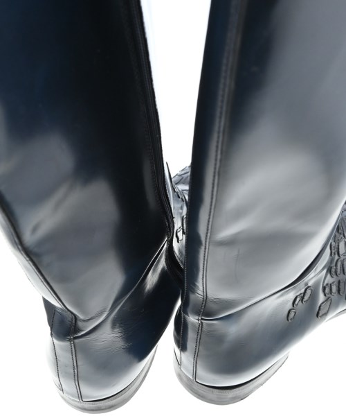 PRADA（プラダ）ブーツ 紺 サイズ:UK9(27.5cm位) メンズ/2200629523029