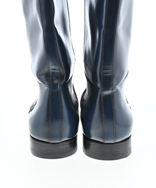 PRADA（プラダ）ブーツ 紺 サイズ:UK9(27.5cm位) メンズ/2200629523029