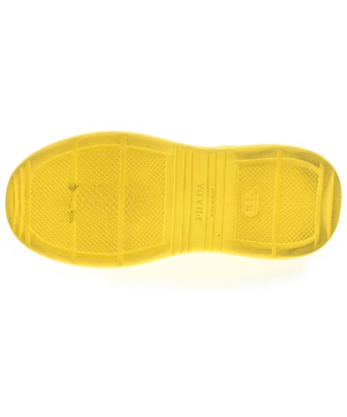 PRADA（プラダ）レインシューズ 黄 サイズ:EU38(24.5cm位) レディース/2200629686038