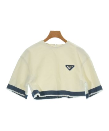 PRADA（プラダ）カジュアルシャツ 白 サイズ:38(S位) レディース