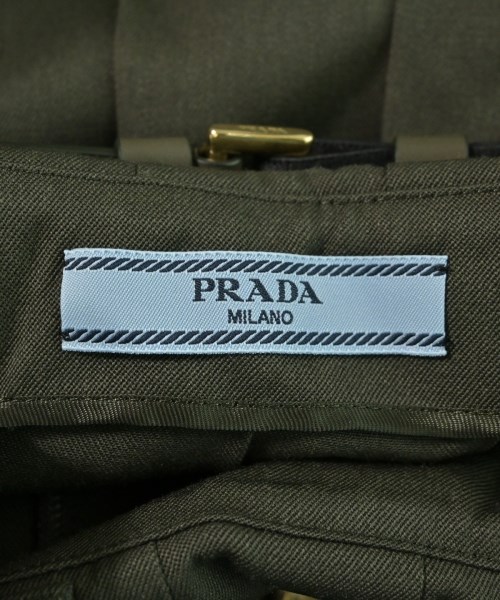 PRADA（プラダ）ミニスカート カーキ サイズ:38(S位) レディース/2200629825192
