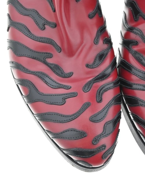 PRADA（プラダ）ブーツ 赤 サイズ:UK9(28cm位) メンズ/2200630215029