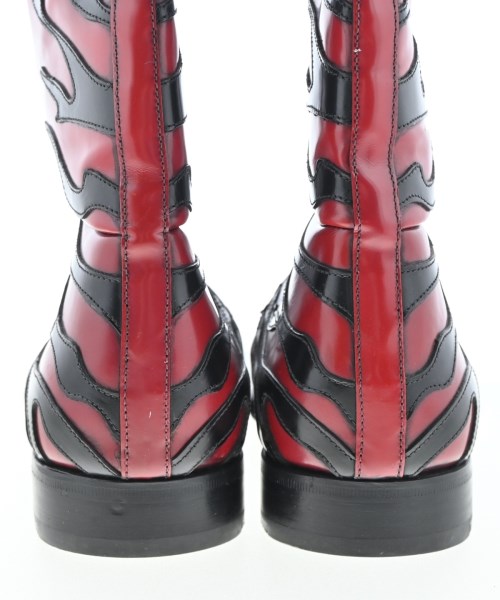PRADA（プラダ）ブーツ 赤 サイズ:UK9(28cm位) メンズ/2200630215029