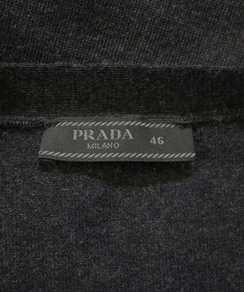 PRADA（プラダ）カーディガン グレー サイズ:46(M位) メンズ/2200630575017