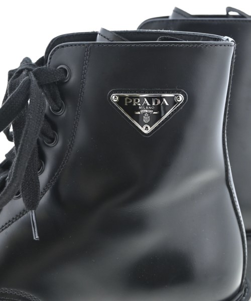 PRADA（プラダ）ブーツ 黒 サイズ:UK7(26cm位) メンズ/2200630647066