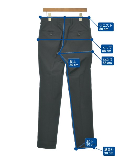 PRADA（プラダ）スラックス 黒 サイズ:44(S位) メンズ/2200630700013