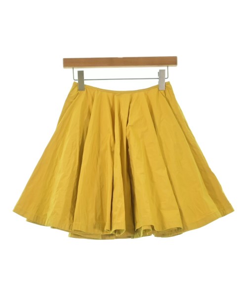PRADA（プラダ）ミニスカート 黄 サイズ:38(S位) レディース/2200630985052