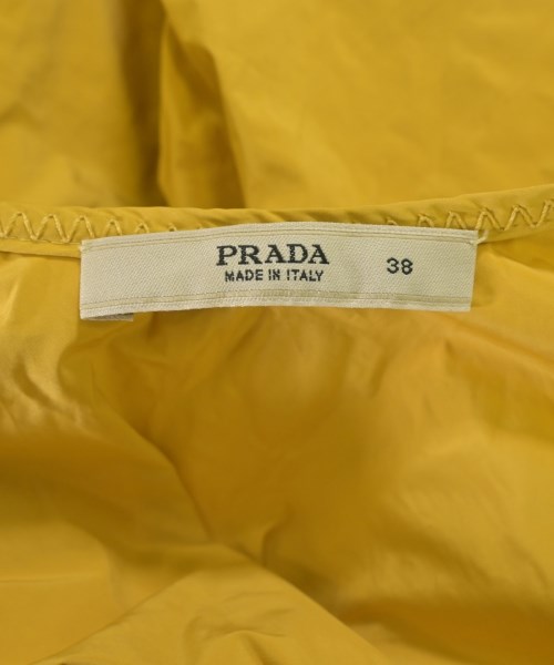 PRADA（プラダ）ミニスカート 黄 サイズ:38(S位) レディース/2200630985052