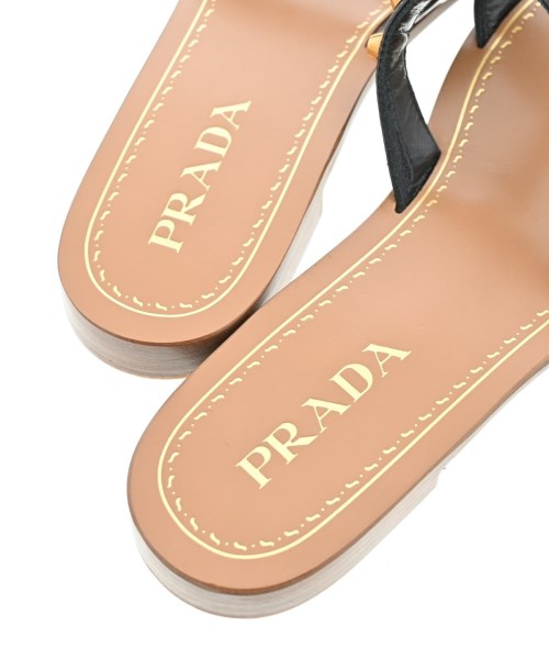 PRADA（プラダ）サンダル 黒 サイズ:EU37 1/2(24cm位) レディース/2200616954133