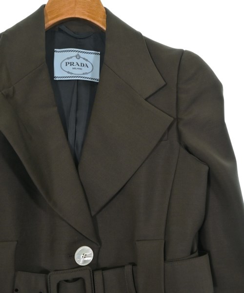 PRADA（プラダ）ジャケット 茶 サイズ:36(S位) レディース/2200630642047