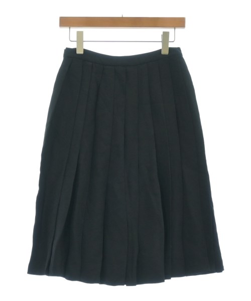 PRADA（プラダ）ひざ丈スカート 紺 サイズ:38(S位) レディース/2200631341079
