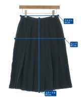 PRADA（プラダ）ひざ丈スカート 紺 サイズ:38(S位) レディース/2200631341079
