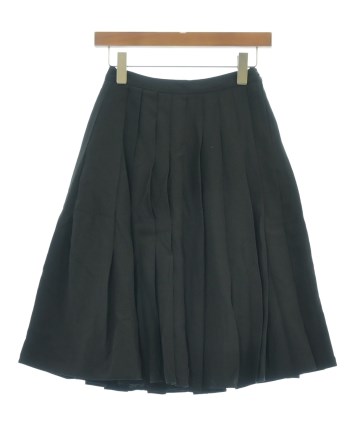 PRADA（プラダ）ひざ丈スカート 紺 サイズ:36(XS位) レディース