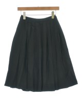 PRADA（プラダ）ひざ丈スカート 紺 サイズ:36(XS位) レディース/2200631341086
