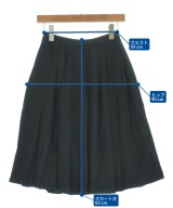 PRADA（プラダ）ひざ丈スカート 紺 サイズ:36(XS位) レディース/2200631341086