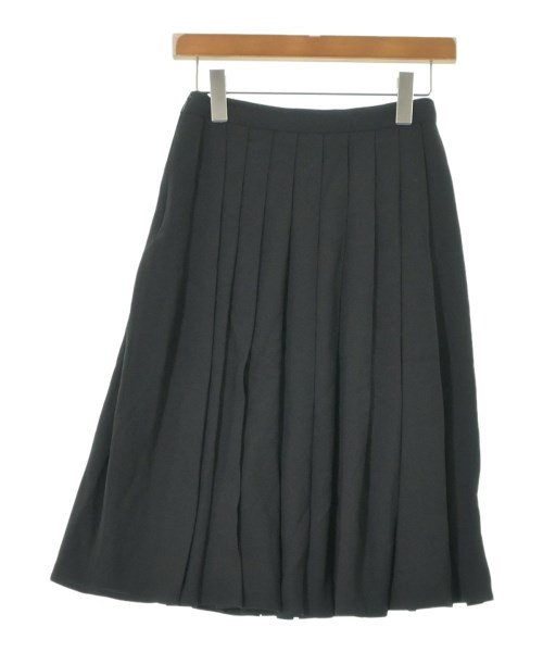 PRADA（プラダ）ひざ丈スカート 黒 サイズ:36(XS位) レディース/2200631341093