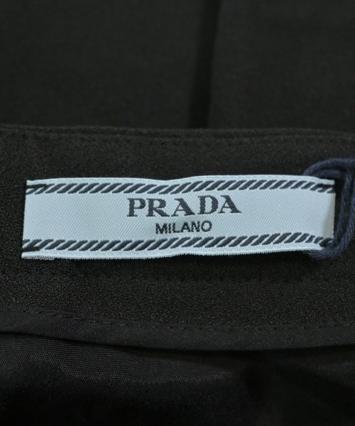 PRADA（プラダ）ひざ丈スカート 黒 サイズ:36(XS位) レディース/2200631341093