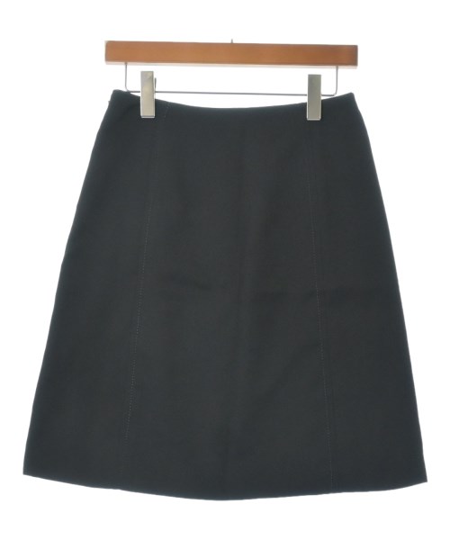 PRADA（プラダ）ひざ丈スカート 黒 サイズ:40(M位) レディース/2200631341109