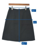 PRADA（プラダ）ひざ丈スカート 黒 サイズ:40(M位) レディース/2200631341109