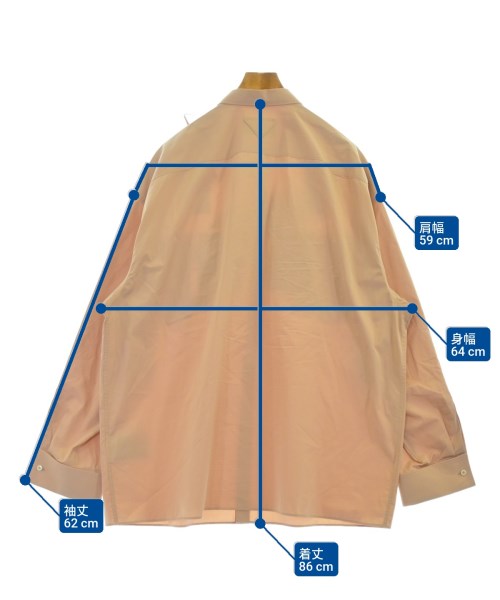 PRADA（プラダ）カジュアルシャツ ベージュ サイズ:L メンズ/2200631446019