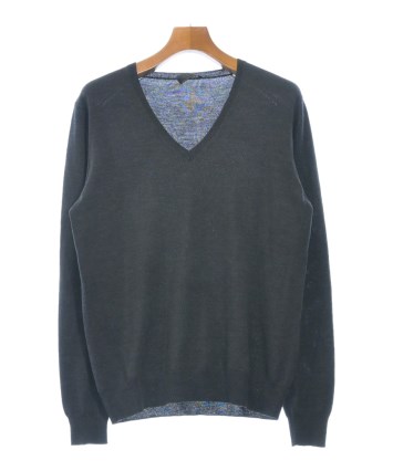 ちんた PRADA ダークグレー 半袖ニットセーター PRADA プラダサマーニット半袖