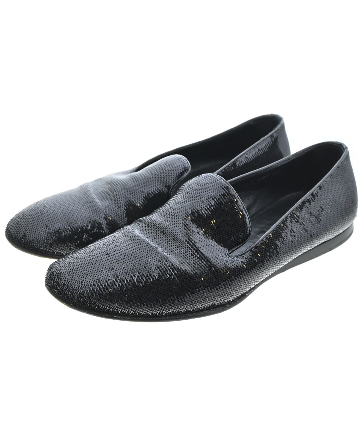 PRADA ドレスシューズ 黒 PRADA（プラダ）ビジネス・ドレスシューズ 黒 サイズ:9(28cm位) メンズ