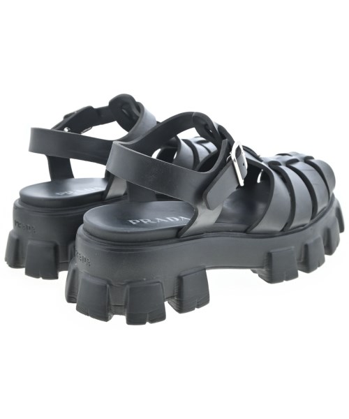 PRADA（プラダ）サンダル 黒 サイズ:8(27cm位) メンズ/2200631767534