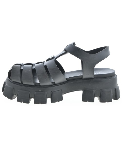PRADA（プラダ）サンダル 黒 サイズ:8(27cm位) メンズ/2200631767534
