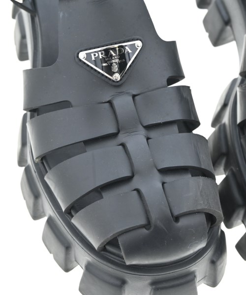 PRADA（プラダ）サンダル 黒 サイズ:8(27cm位) メンズ/2200631767534