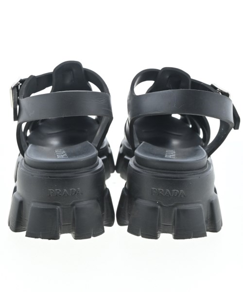 PRADA（プラダ）サンダル 黒 サイズ:8(27cm位) メンズ/2200631767534