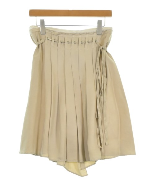 PRADA（プラダ）ひざ丈スカート ベージュ サイズ:40(M位) レディース/2200631878124