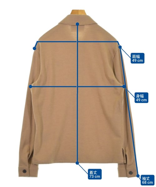 PRADA（プラダ）カジュアルシャツ ベージュ サイズ:S メンズ/2200632303045