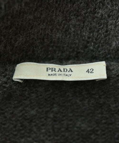PRADA（プラダ）カーディガン 茶 サイズ:42(M位) レディース/2200630643099