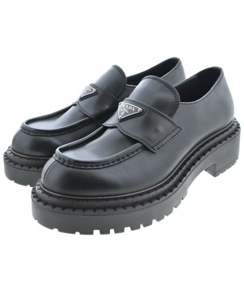 PRADA（プラダ）ビジネス・ドレスシューズ 黒 サイズ:6 1/2(25.5cm位
