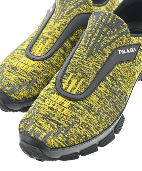 PRADA（プラダ）スニーカー 黄 サイズ:8(27cm位) メンズ/2200632564026