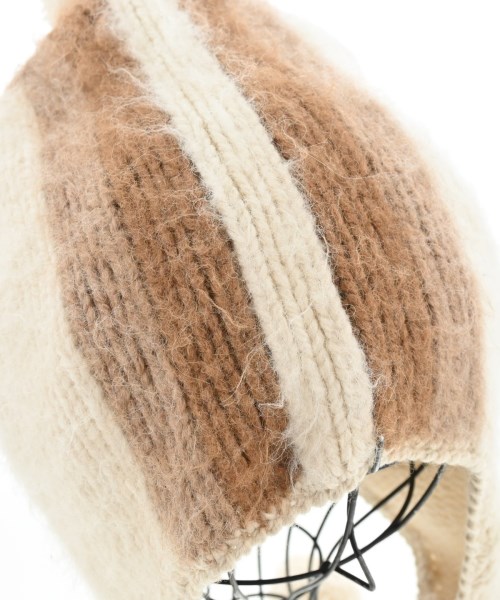 PRADA（プラダ）ニットキャップ・ビーニー 白 サイズ:- レディース/2200632957019