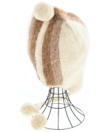 PRADA（プラダ）ニットキャップ・ビーニー 白 サイズ:- レディース/2200632957019