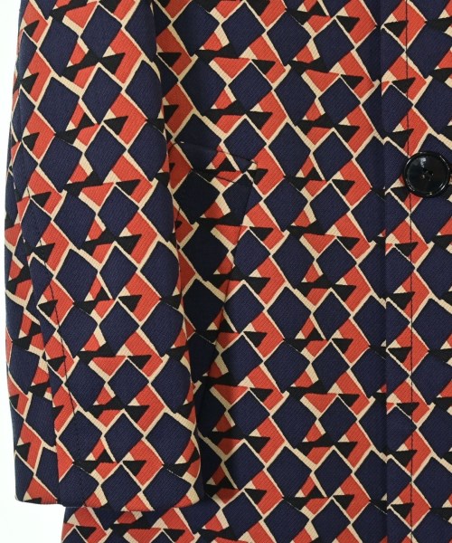 PRADA（プラダ）ステンカラーコート 紺 サイズ:48(L位) メンズ/2200632964017